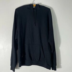 PrettyLittleThing Black Drawstring Playboy Butterfly Hoodie Size L